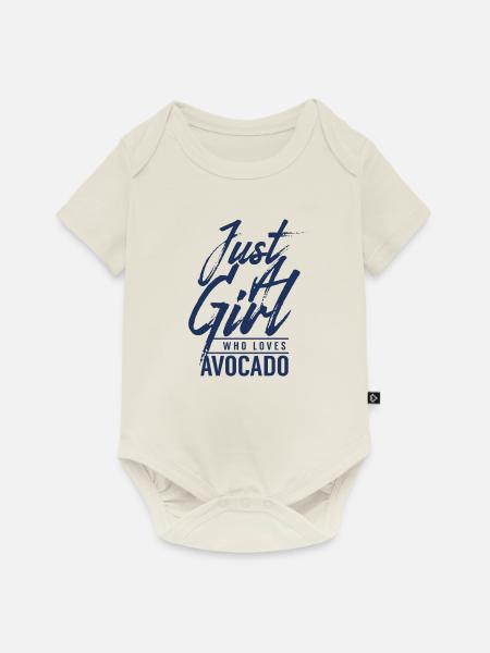 Avocado - Baby Premium Kurzarmbody - Naturweiß