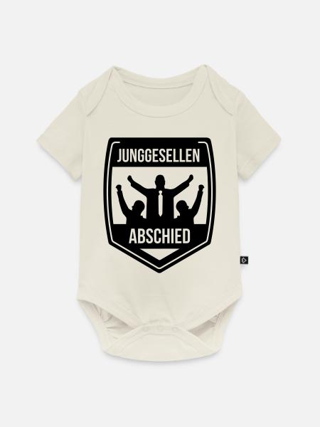 junggesellenabschied - Baby Premium Kurzarmbody - Naturweiß