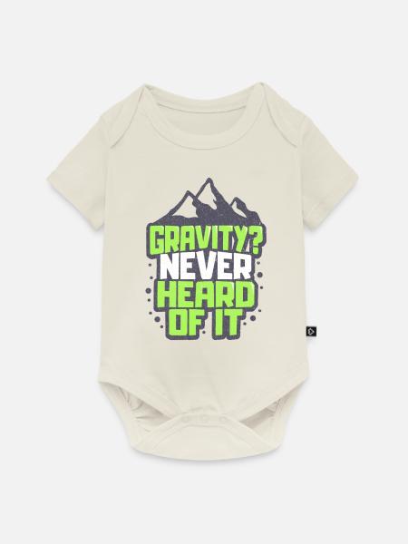 Kletterer Klettern Bouldern - Baby Premium Kurzarmbody - Naturweiß