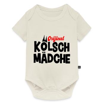 Kölsch Mädche - Baby Premium Kurzarmbody - Naturweiß - Vorne
