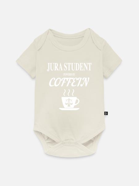 Jura Studium - Baby Premium Kurzarmbody - Naturweiß