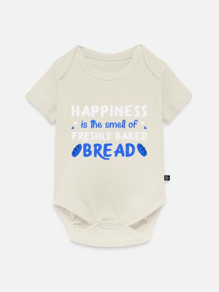 Frisches Brot Duft - Baby Premium Kurzarmbody - Naturweiß
