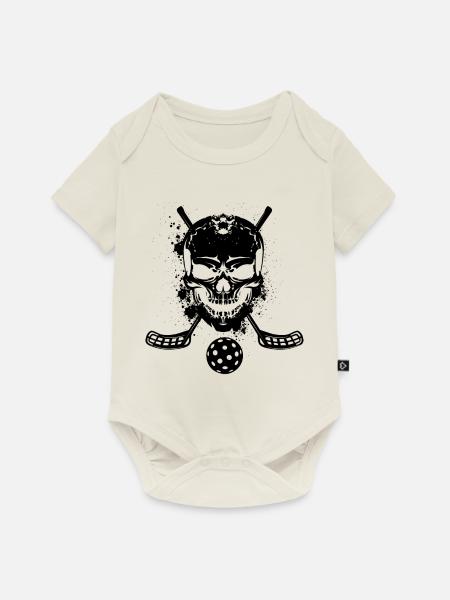 Unihockey - Baby Premium Kurzarmbody - Naturweiß