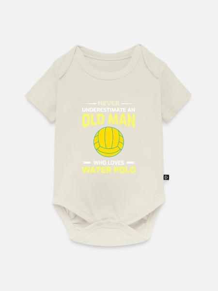 Wasserball Geschenk - Baby Premium Kurzarmbody - Naturweiß