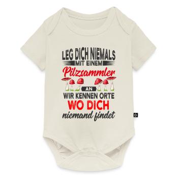Pilzsammler - Baby Premium Kurzarmbody - Naturweiß - Vorne