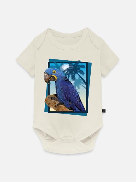 Hyazinthenaras - Baby Premium Kurzarmbody - Naturweiß