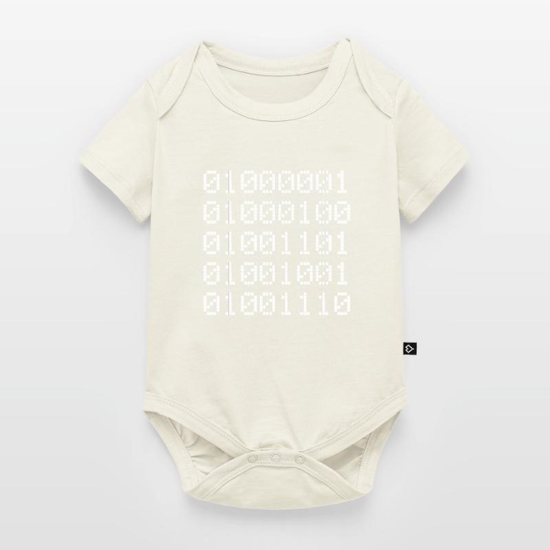 Admin Binary Binary Code Coder Computer Scientist Binary 01 Baby Premium short-sleeve bodysuit