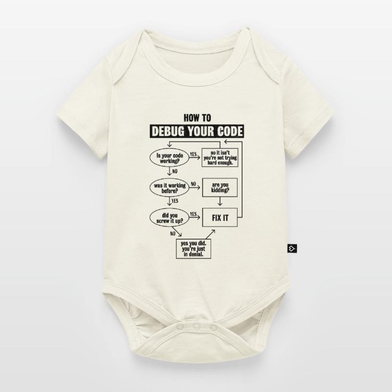 Codage de code de programmation Cadeau de débogage drôle Body à manches courtes Premium Bébé