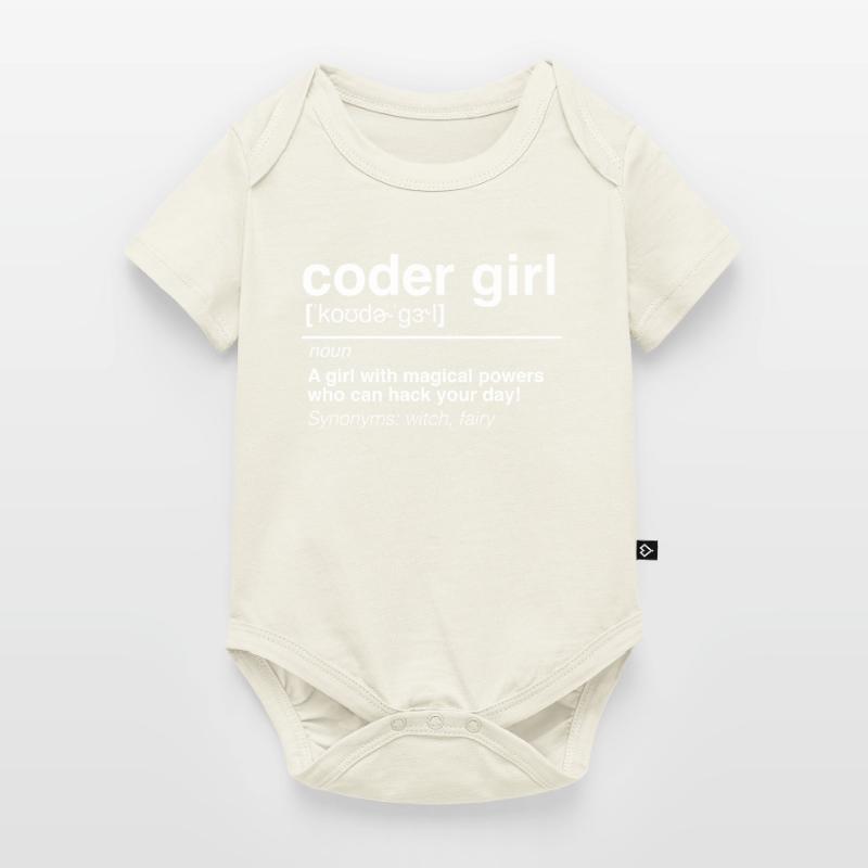 Coder Girl Software Developer Engineer Gift Body à manches courtes Premium Bébé