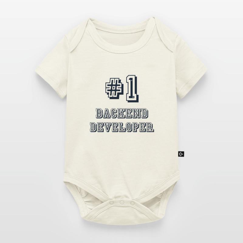 #1 Backend Developer Coder Programmer Body à manches courtes Premium Bébé