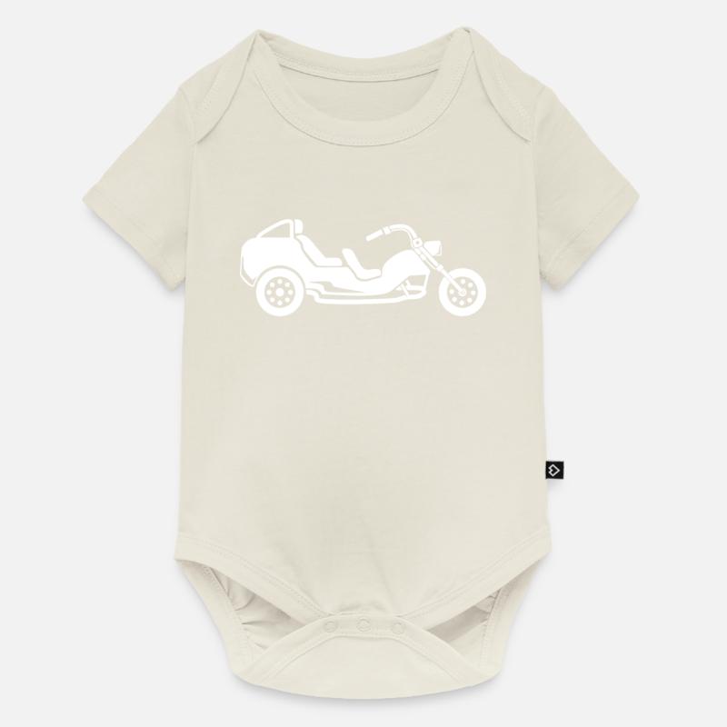 Triker - Body à manches courtes Premium Bébé - blanc cassé