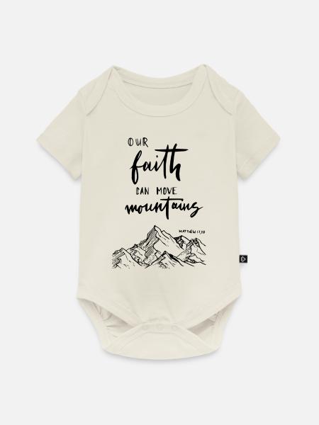 Christliche Bibelverse - Baby Premium Kurzarmbody - Naturweiß