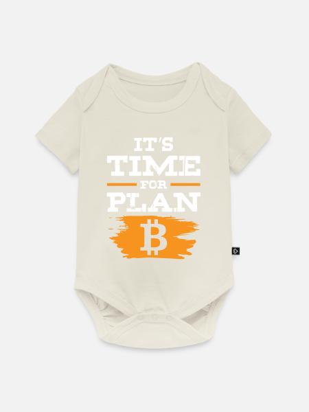 bitcoin plan - Baby Premium Kurzarmbody - Naturweiß