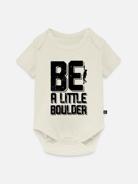 Bouldering klettern - Baby Premium Kurzarmbody - Naturweiß