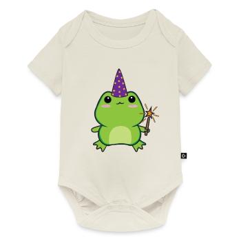 Cottagecore Aesthetic Kawaii Wizard Hat Magic - Baby Premium short-sleeve bodysuit - off white - Front
