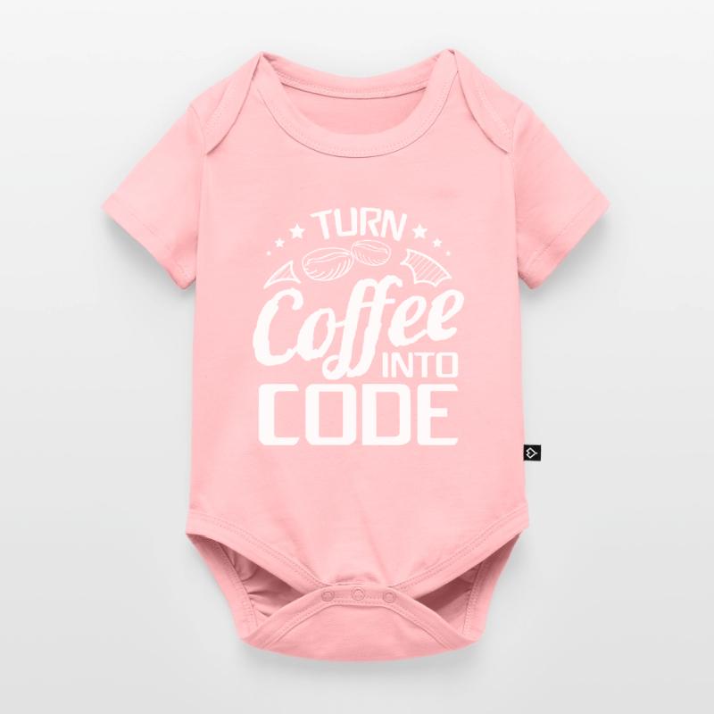I Turn Coffee Into Code - Programmer Software Baby Premium Kurzarmbody