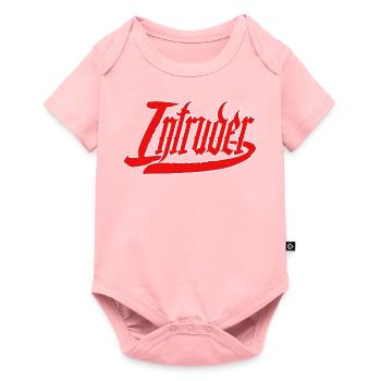 intrus hacker intrus clan sticker ordinateur - Body à manches courtes Premium Bébé - rose - Devant