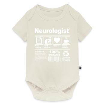 Neurologue - Body à manches courtes Premium Bébé - blanc cassé - Devant