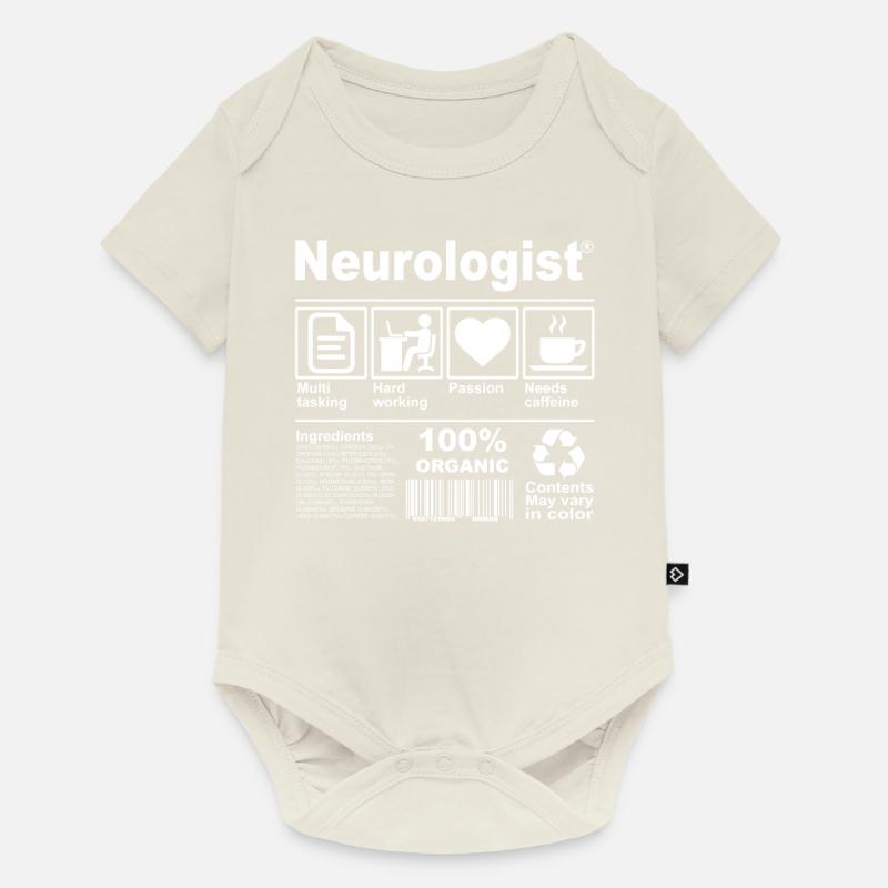 Neurologist - Baby Premium Kurzarmbody - Naturweiß