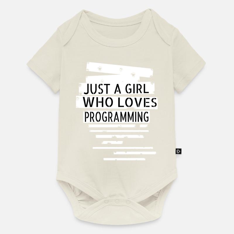 internet coding engineer - Baby Premium Kurzarmbody - Naturweiß