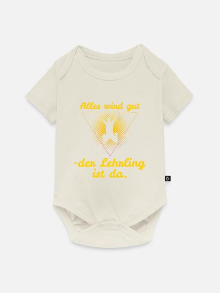 Lehrling - Baby Premium Kurzarmbody - Naturweiß