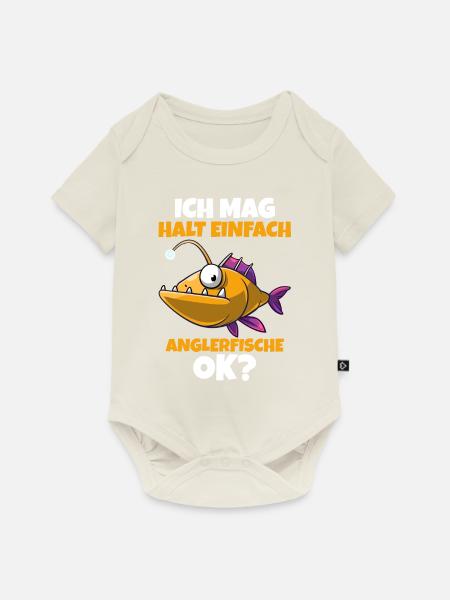 Anglerfisch - Baby Premium Kurzarmbody - Naturweiß