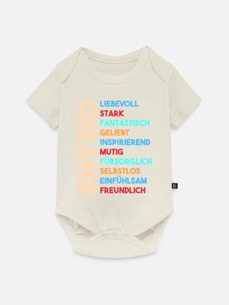 Physio Physiotherapeut - Baby Premium Kurzarmbody - Naturweiß
