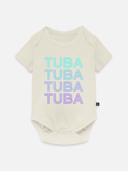 Tuba Retro - Baby Premium Kurzarmbody - Naturweiß