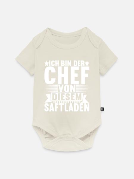 Abteilungsleiter Chef - Baby Premium Kurzarmbody - Naturweiß