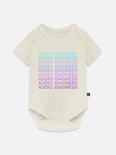Tontechniker Tontechniker Retro - Baby Premium Kurzarmbody - Naturweiß