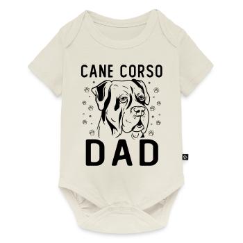 Cane Corso Papa - Body à manches courtes Premium Bébé - blanc cassé - Devant