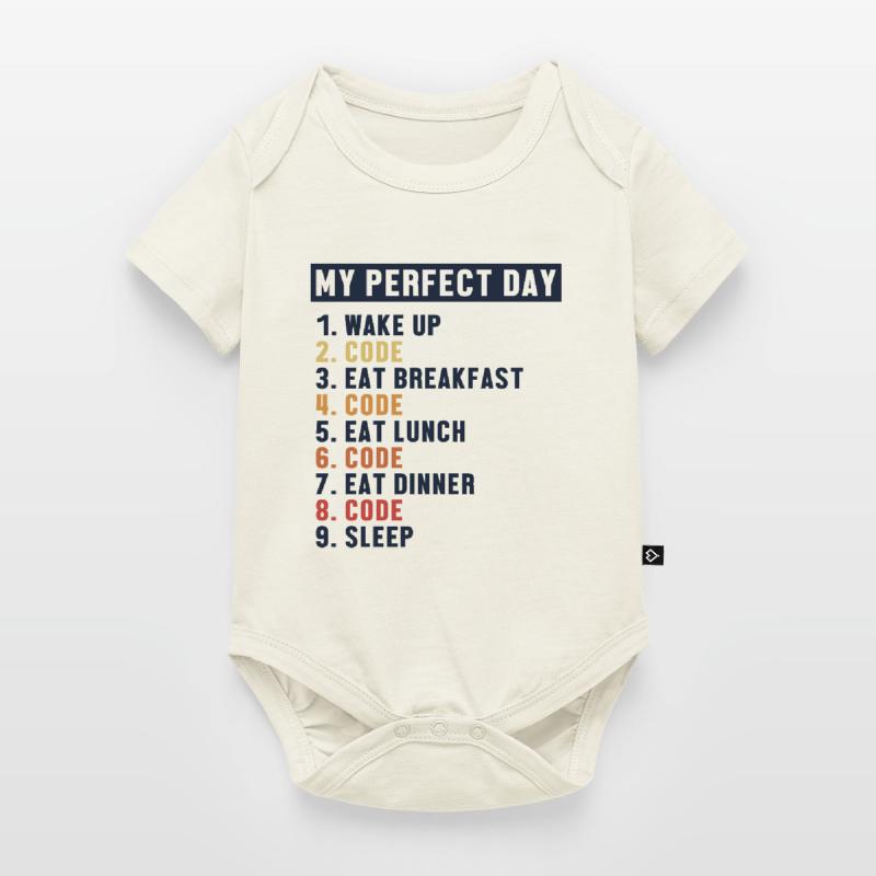 Coding Perfect Day Coder Engineer Software Baby Premium short-sleeve bodysuit