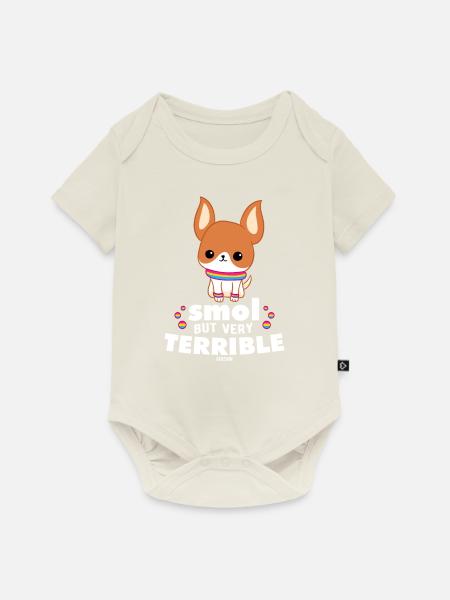 süße Hunderasse Hundeschule niedlich - Baby Premium Kurzarmbody - Naturweiß