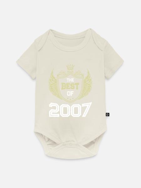 2007 best of - Baby Premium Kurzarmbody - Naturweiß
