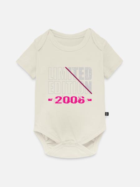Limited Edition 2006 - Baby Premium Kurzarmbody - Naturweiß