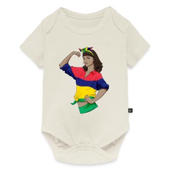 Mauritius Girl Unbreakable Mauritius Heritage - Baby Premium short-sleeve bodysuit - off white - Front