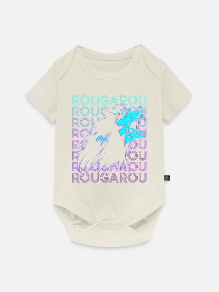 Rougarou Kryptide Kryptozoologie Retro - Baby Premium Kurzarmbody - Naturweiß