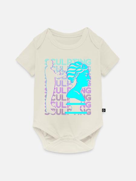 Bildhauerei Bildhauer Retro - Baby Premium Kurzarmbody - Naturweiß