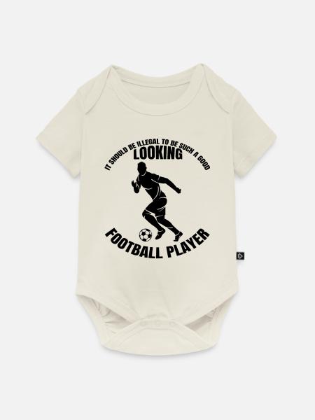 Fußball Fußballteam Fußballtrainer Fußballspieler - Baby Premium Kurzarmbody - Naturweiß