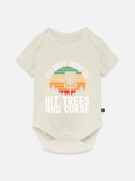 Disc Golf Disc Golfer - Baby Premium Kurzarmbody - Naturweiß