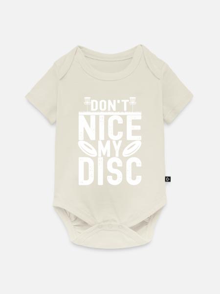 Disc Golf Disc Golfer - Baby Premium Kurzarmbody - Naturweiß