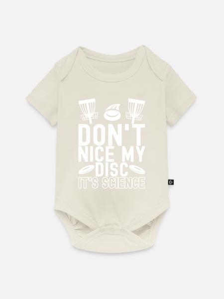 Disc Golf Disc Golfer - Baby Premium Kurzarmbody - Naturweiß