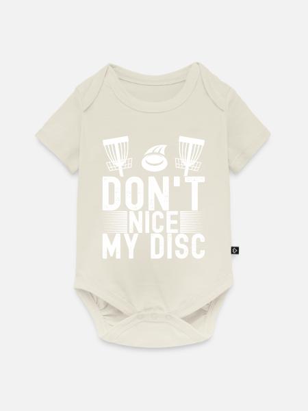 Disc Golf Disc Golfer - Baby Premium Kurzarmbody - Naturweiß