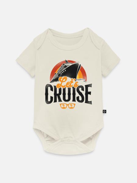 Cruise Ship Vacation Vintage Let's - Baby Premium Kurzarmbody - Naturweiß