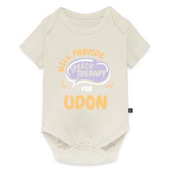 Fournir une orthophonie pour Udon Funny Speech - Body à manches courtes Premium Bébé - blanc cassé - Devant