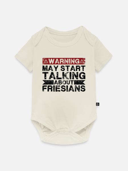 Apropos Friesisch - Baby Premium Kurzarmbody - Naturweiß