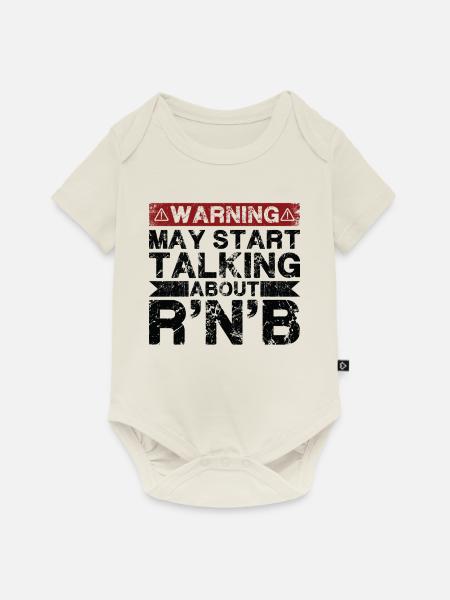 Apropos R'n'B-Musik - Baby Premium Kurzarmbody - Naturweiß