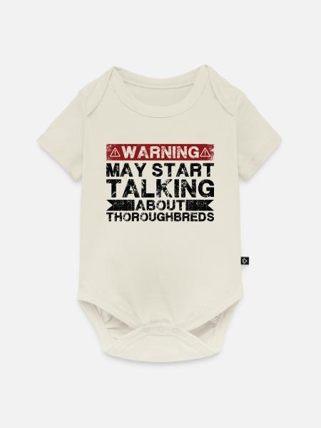 Apropos Vollblut - Baby Premium Kurzarmbody - Naturweiß