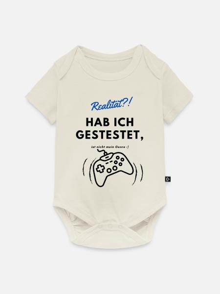 Gamer Reality - Baby Premium Kurzarmbody - Naturweiß