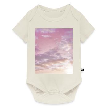 Vintage Pink Cloud Aesthetic Dreamcore Angelcore - Baby Premium short-sleeve bodysuit - off white - Front